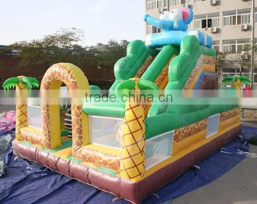 Funny Slide Plato Slide Blue Spirit Fairy Slide Popular Inflatable Slide photo-3