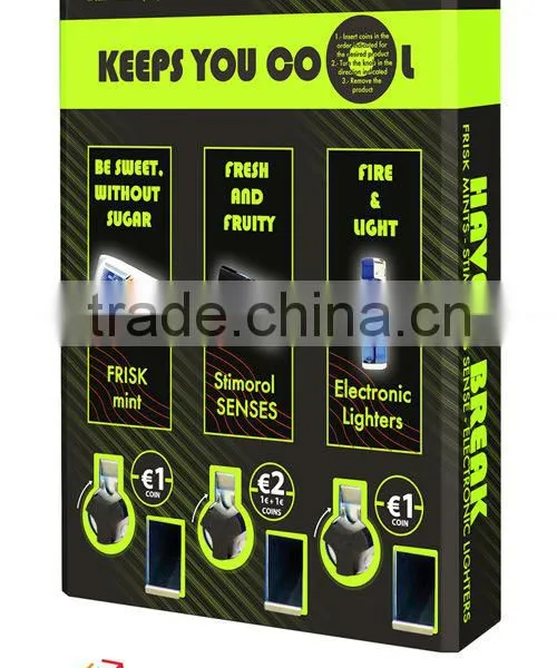 Distributeur Automatique Chewing-gum 2 Canaux Briquets UNIBLOCK 2 Automatique Distribuiteur