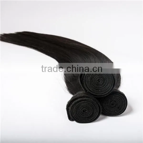 Virgin Silky Straight Wave Style Mongolian Human Hair Extensions 100g Hair Bundle photo-4
