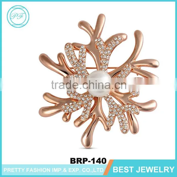 Newest Style Popular Zinc Alloy Fashion Jewelry Brooches Wholesale For Weddings Decoration photo-2