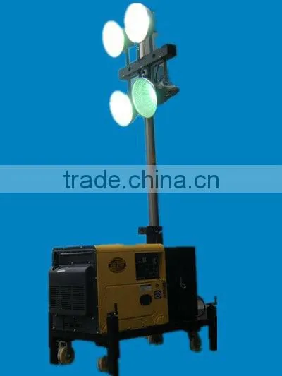 KDL6500T Trailer Type Diesel Power Lighting Tower and Generator