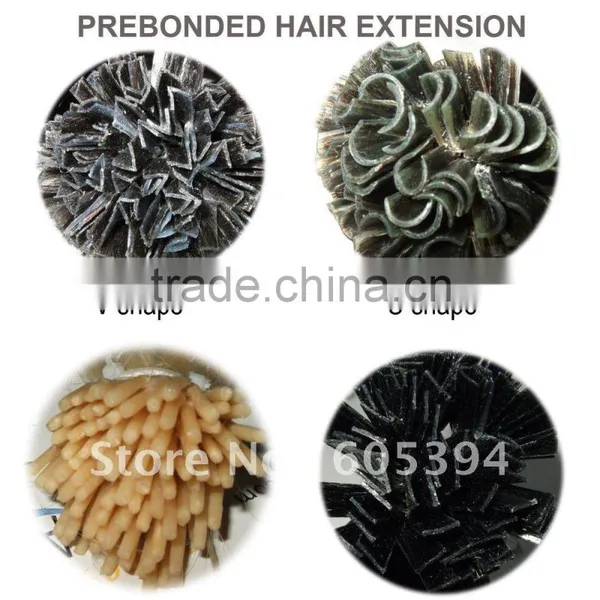 2016 the New Factory Price Prebonded Keratin Nail Tip/I Tip Hair,Brazilian Human Hair photo-5