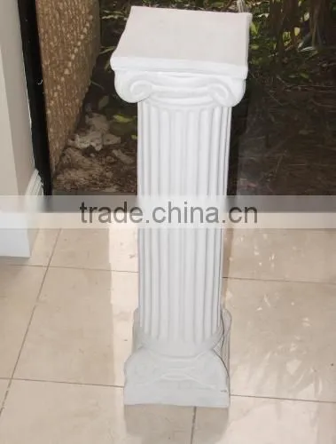 Natural Stone Decorative Veneer Pillar and Column With Flower Carved photo-3