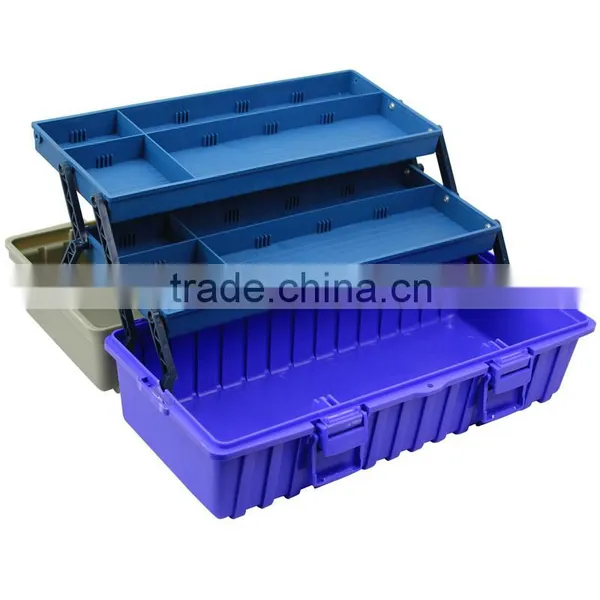 Multifunction 3 Layerlarge Hardware Plastic Rolling Storage Tool Box photo-4