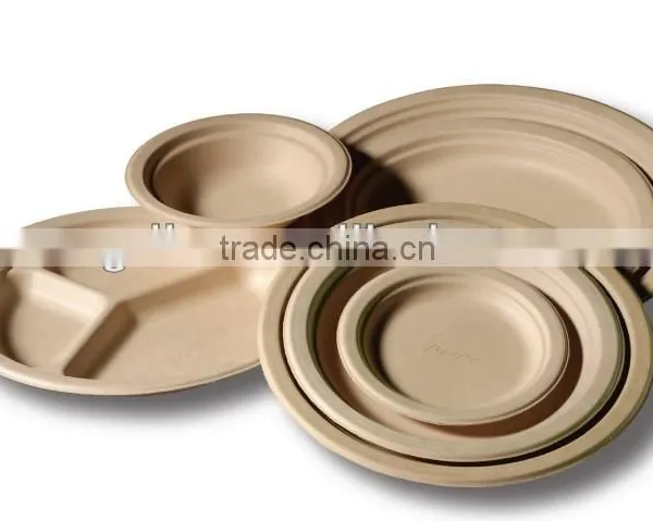 Christmas Kitchen Dinner Biodegradable Compostable Paper Tableware Disposable photo-2