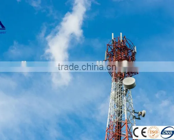 High Tension Self Supporting Steel Telecommunication Tower photo-2