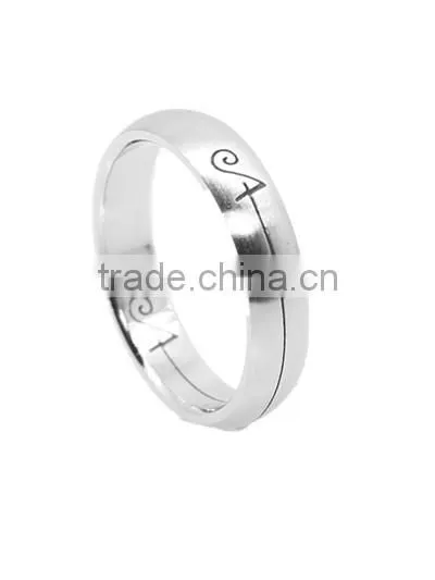 Stainless Steel Jewelry Rings Stainless Steel Wire Cut Ring photo-4