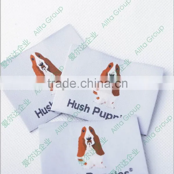 Wholesale Custom Satin Needle Loom Beanies Woven Label photo-3