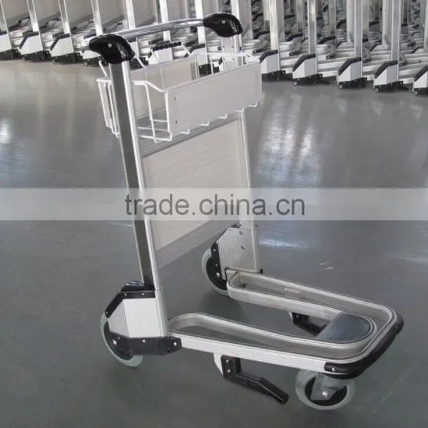 2015 Best Selling High Quality 3 Wheels Aluminum Alloy Airport Trolley,Stainless steel Airport Trolley