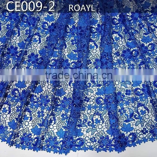 2015 CE009 African Lace With Chemical Lace Feature Handcut/ Guaranteed Quality photo-2