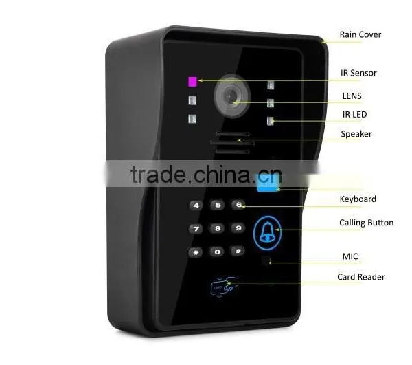 Wirelss WiFi Video Doorbell IP Door Camera Eye HD 720P Wireless Doorbell WiFi via Android IOS App Control Intercom photo-5