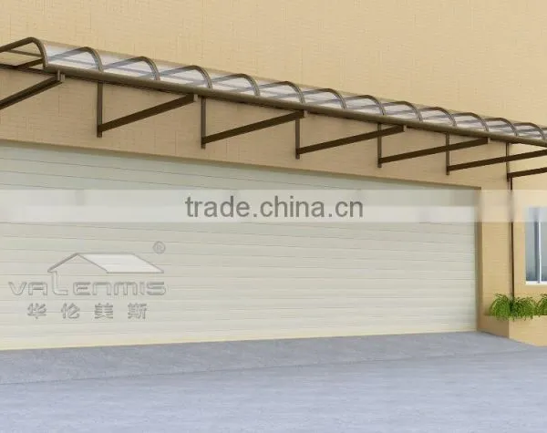 Latest Designs Waterproof Large Shade Polycarbonate Aluminum Window Awning photo-6