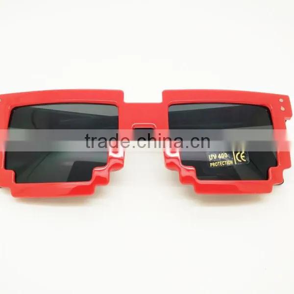 Custom Plastic Sunglasses Pixel Sunglasses 2016 photo-4
