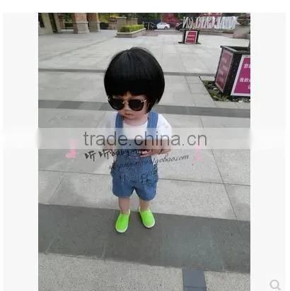 15 New Kids Summer Baby Boy Girl Children Denim Bib Shorts Open 2-3-4-5 photo-2