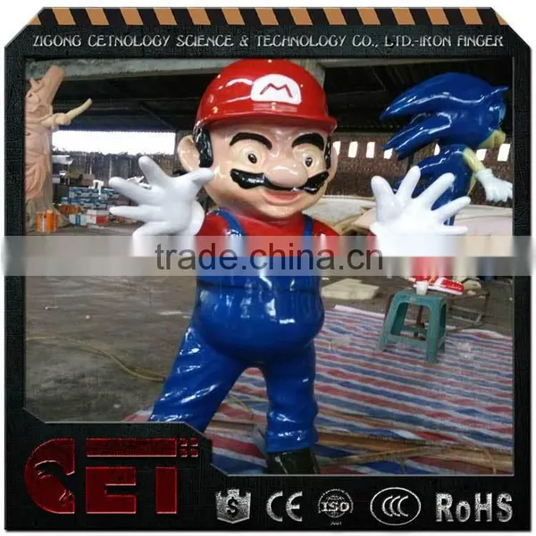 Fiberglass Figures Sculpture Fiberglass Statue Shopping Street Decoration photo-5
