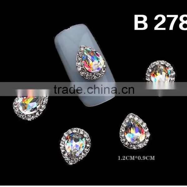 2016 Factory Supply Fashion Nail Art Alloy Rhinestone Decoration New Nail Crystal photo-3