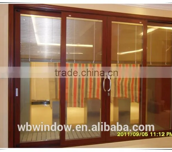 French Double Glazed PVC/UPVCserise Patio Sliding Glass Doors,sliding Apartment Doors, Windows and Doors photo-3