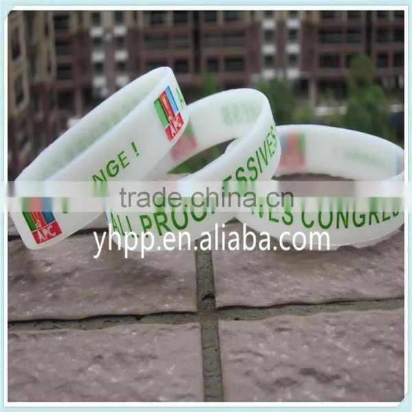 Custom Design Logo Silicone Wristband for Party photo-3