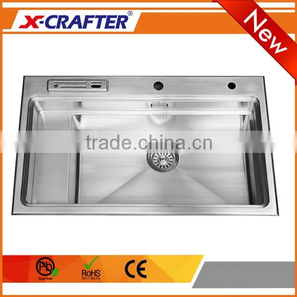 New Arrival Without Faucet Functional Single Bowl Rectangular Kitchen Sink