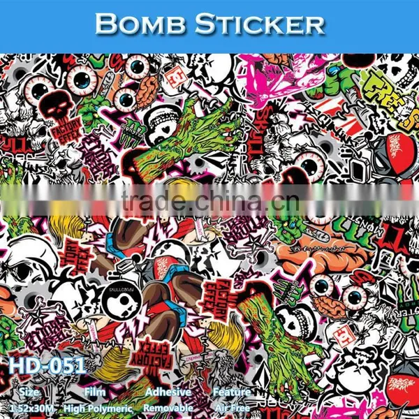 HD-53 Factory Directly Sell Good Price Bomb Stickers Use Graffiti Art Vinyl photo-3