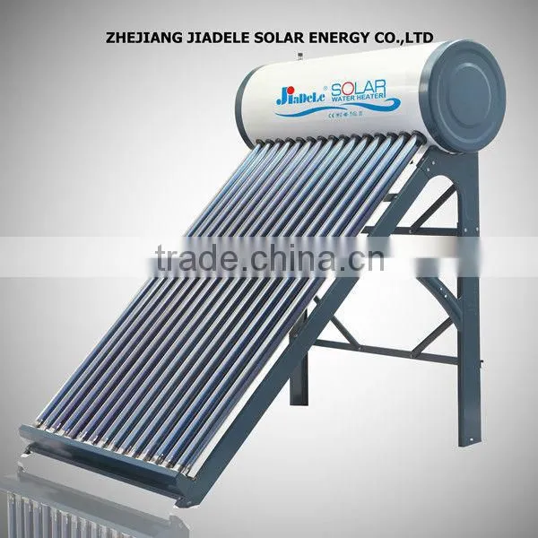 Jiadele 100L Non Pressure Galvanized Steel Solar Water Heater photo-2