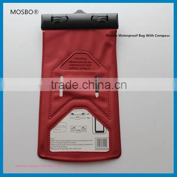 2016 China Customized PVC Waterproof Mobile Cell Phone Bag Smart Phone Bag for Swimming ,travelling and Sporting photo-2