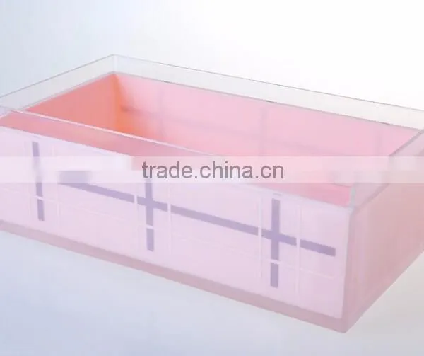 Concise Style Grid Square Tissue Box Decorate Sanitary Ware photo-3