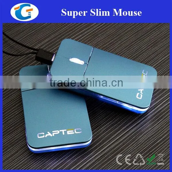 Pocket Size Computer Hardware Mouse Wired With Led Logo photo-3