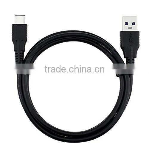 USB Type C to Standard Type A Male Charging Cable for New MacBook, Chromebook Pixel, Nexus 5X, Nexus 6P, Pixel C, OnePlus Black photo-2
