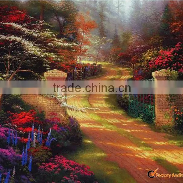 Abstract Indian Frame Fruit Oil Painting