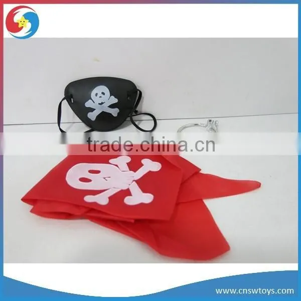 JR4601248 Party Toy Pirate Three Piece Suit Mask Pirate Makeup