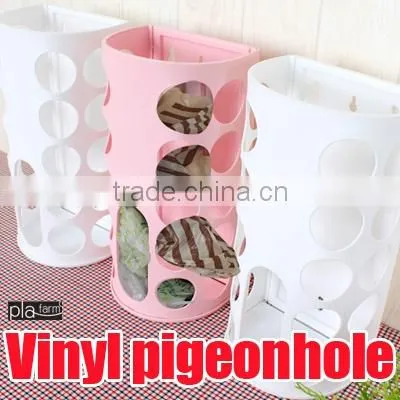 Plastic Bag Storage Box / Poly Ban Utility Box / White, Pink 2 Colors / 16cm*12.5cm*33cm