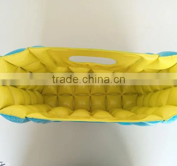 Portable Lightsome Green and Yellow Inflatable Bubble Beach Bag photo-3