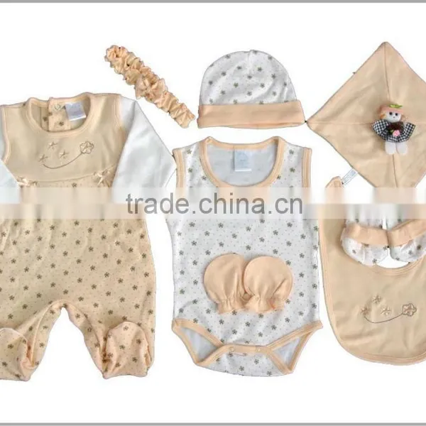 100% Cotton Baby Wear 8pcs Set