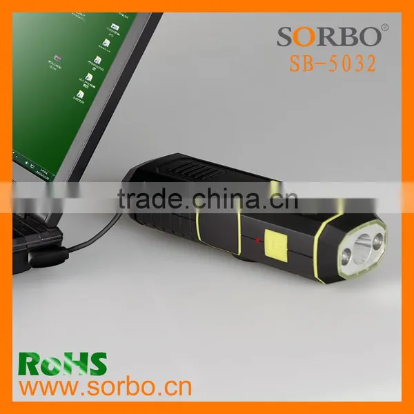 Hand Crank Generator Hand Dynamo Flashlight fm Radio With Energency Mobile Power Bank photo-6