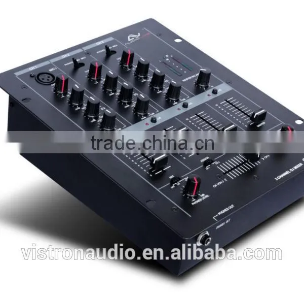 SDJX-3 High Quatity Low Price Mp3 Player dj Mixer With Headphone Monitor Split photo-5