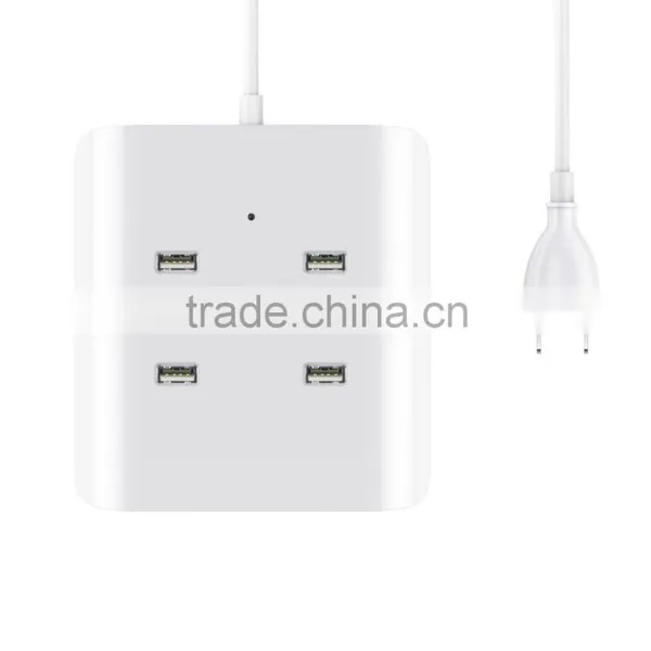 Multi Port Usb Charger 4 Ports USB Charger Quick USB Desktop Charger for IPhone IPad 8.4A USB Travel Charger for Android Samsung photo-4