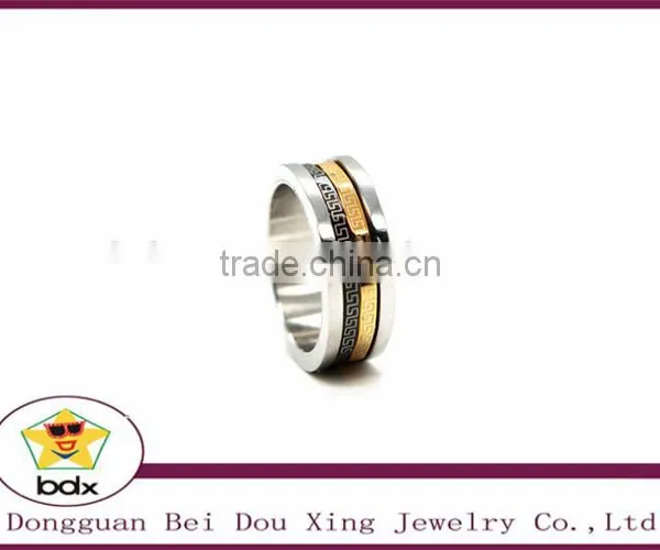 High Quality Couple Rings for Women Men Cubic Zirconia Wedding Ring18K Gold Plated Wedding Rings Stainless Steel Men Rings