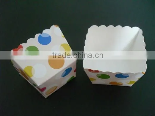 Dreamy Bubbles Cupcake Square Cupcake Liners