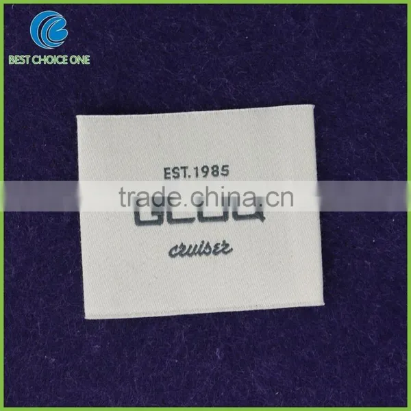 China Directly Factory Professional Custom Woven Label Main Label/Neck Label /Side Label photo-3