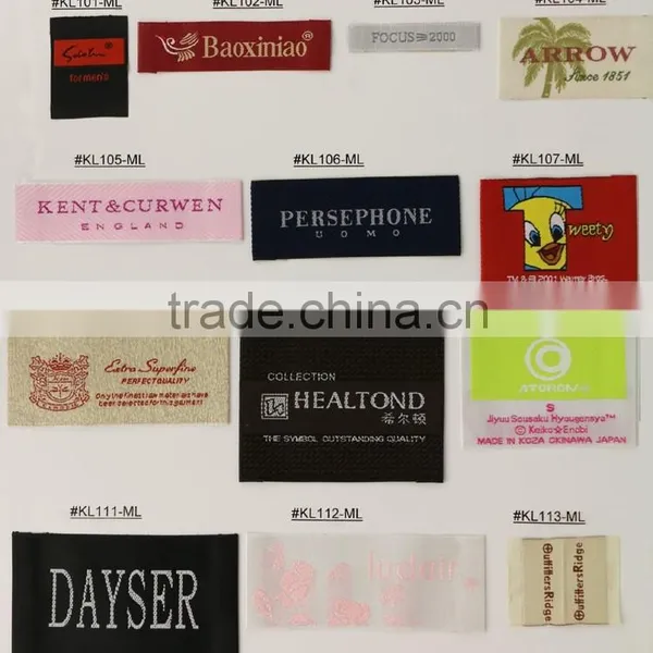 Double Side Label Woven Garment Label In High Quality,Woven Labels Double Side photo-3