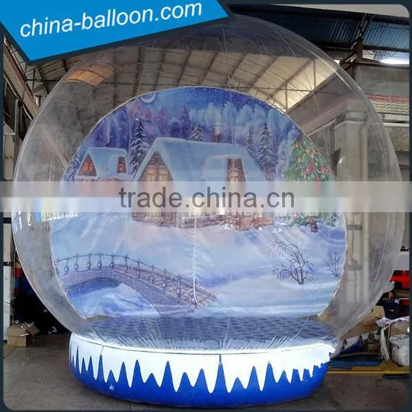 Beautiful Inflatable Snow Globe,giant Inflatable Show Ball,Christmas Inflatable Snow Ball for Decoration photo-5