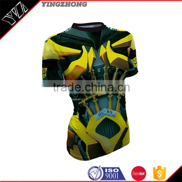Avengers United States Super Hero Clothing Apparel Shorts Sports Running Tights Spandex Slim 3D Printing t Shirt photo-2