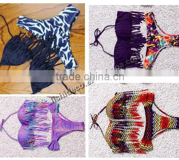 Bandage Halter Beachwear Brazilian Bikini photo-3
