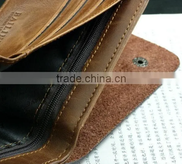 Cool Pocket Purse Credit Card Holder Mens Genuine Bifold Leather Wallet photo-5