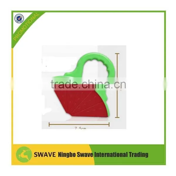 2016 Non-toxic High Quality Bpa Free Watermelon Shape Silocone Baby Teether P76600
