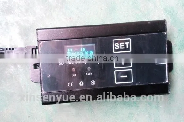 Bus passenger counter with SD memory module and GPRS module