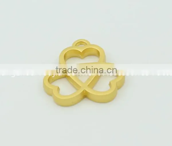 Gold Flower Design Metal Label Fashionable Decorative Accessories for Bag photo-4