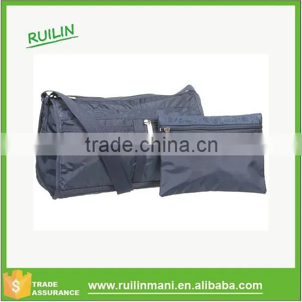 Polyester With Canvas Trim Shoulder Satchel Wholesale Bags Matching Accessory Make-up Bag photo-6