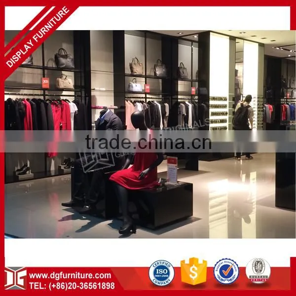 Wooden Wall Mounted Clothes Showcase Designs